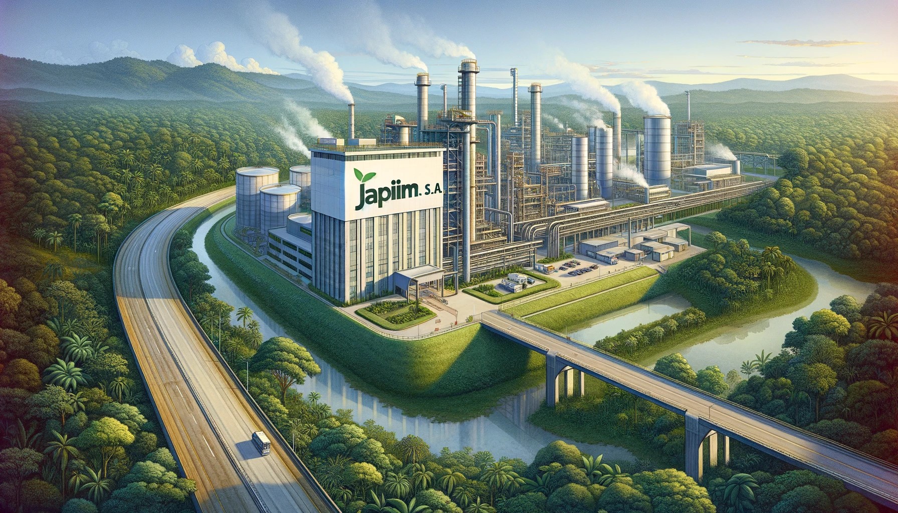 Concept of the Japiim industrial ecological park. Image